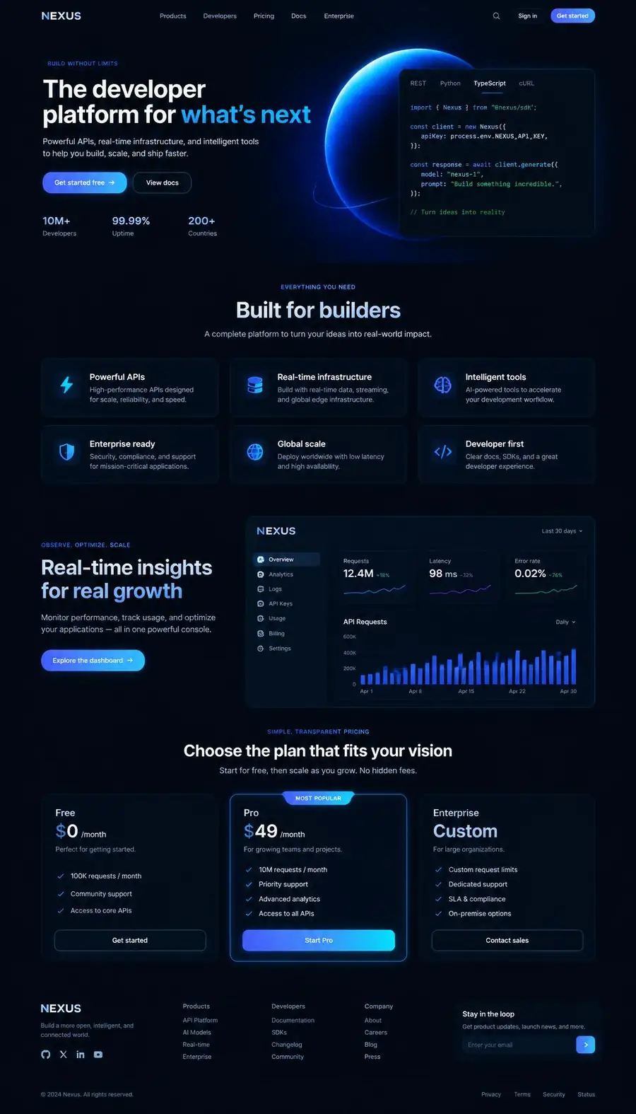 Jio Tesseract & Jio Glass Console web interface